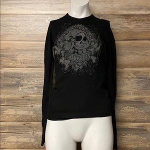 RockSteady Los Muertos Long Sleeve Henley NWT G4